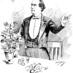 Ink sketch of William Jennings Bryan